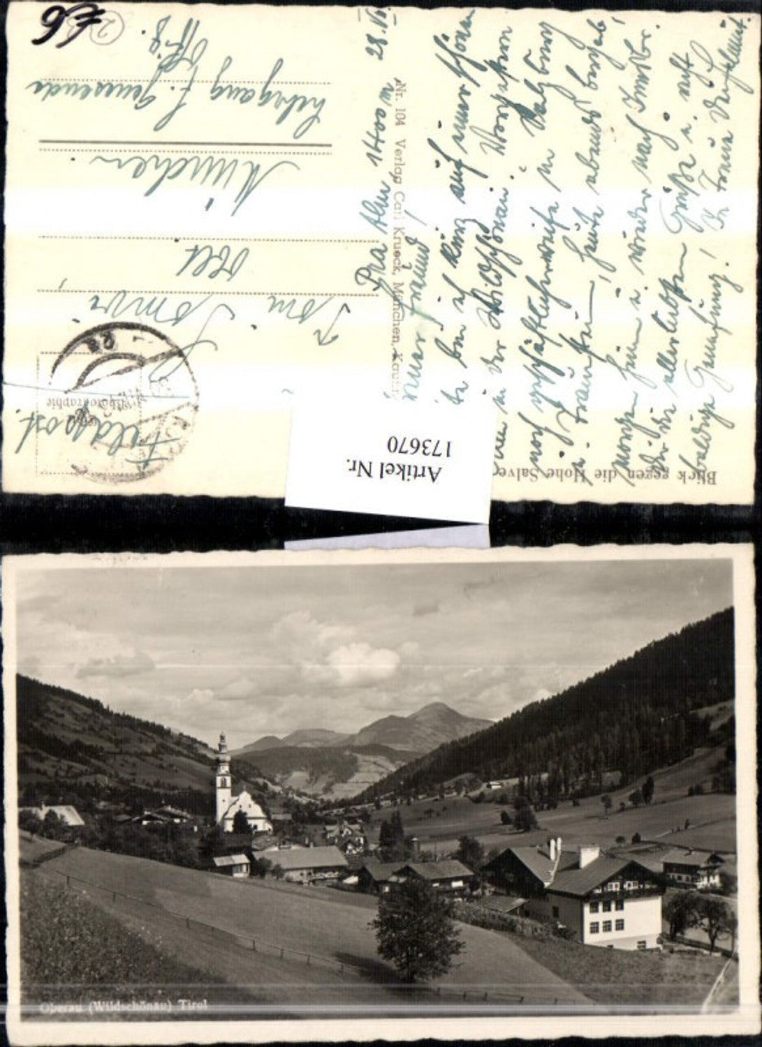 Alte Ansichtskarte – Old Postcard