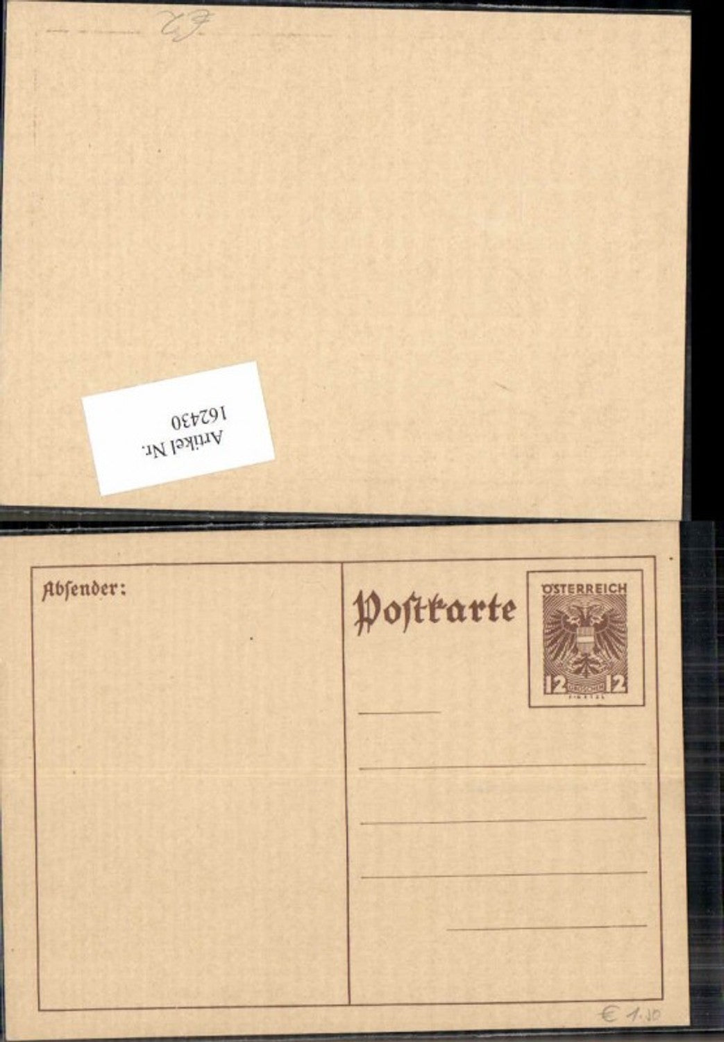 Alte Ansichtskarte – Old Postcard