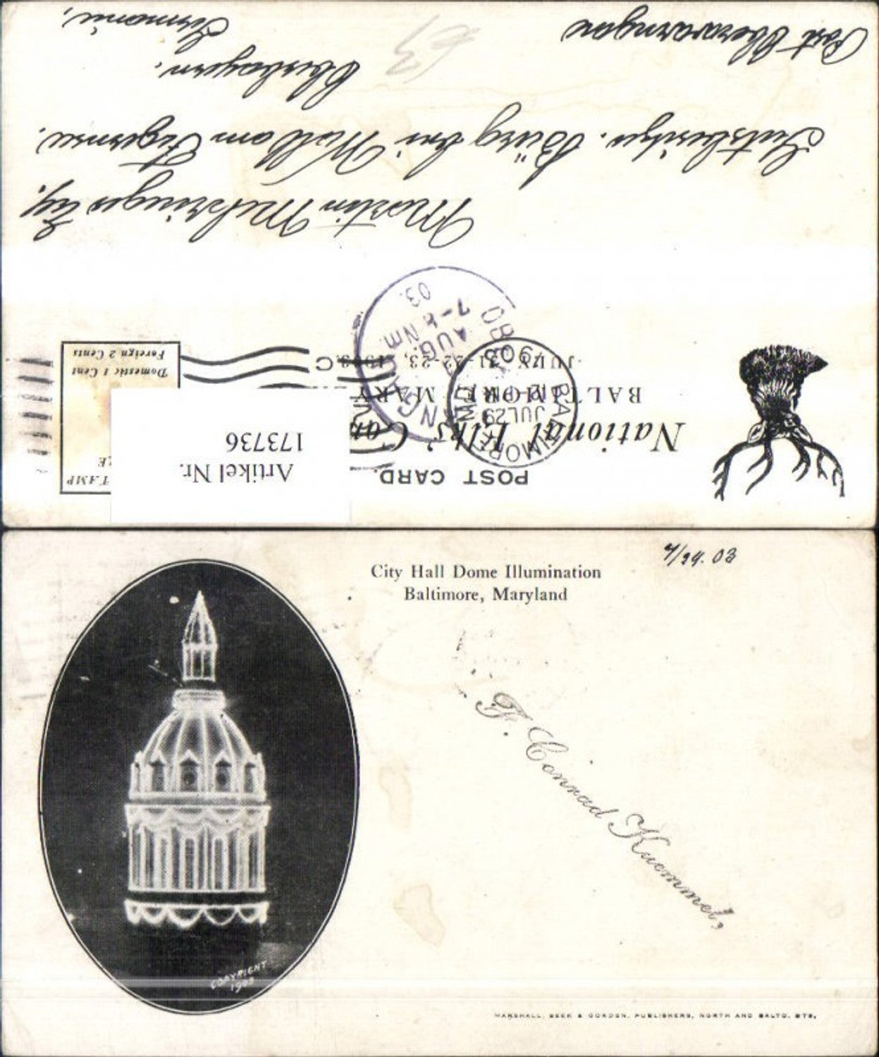 Alte Ansichtskarte – Old Postcard
