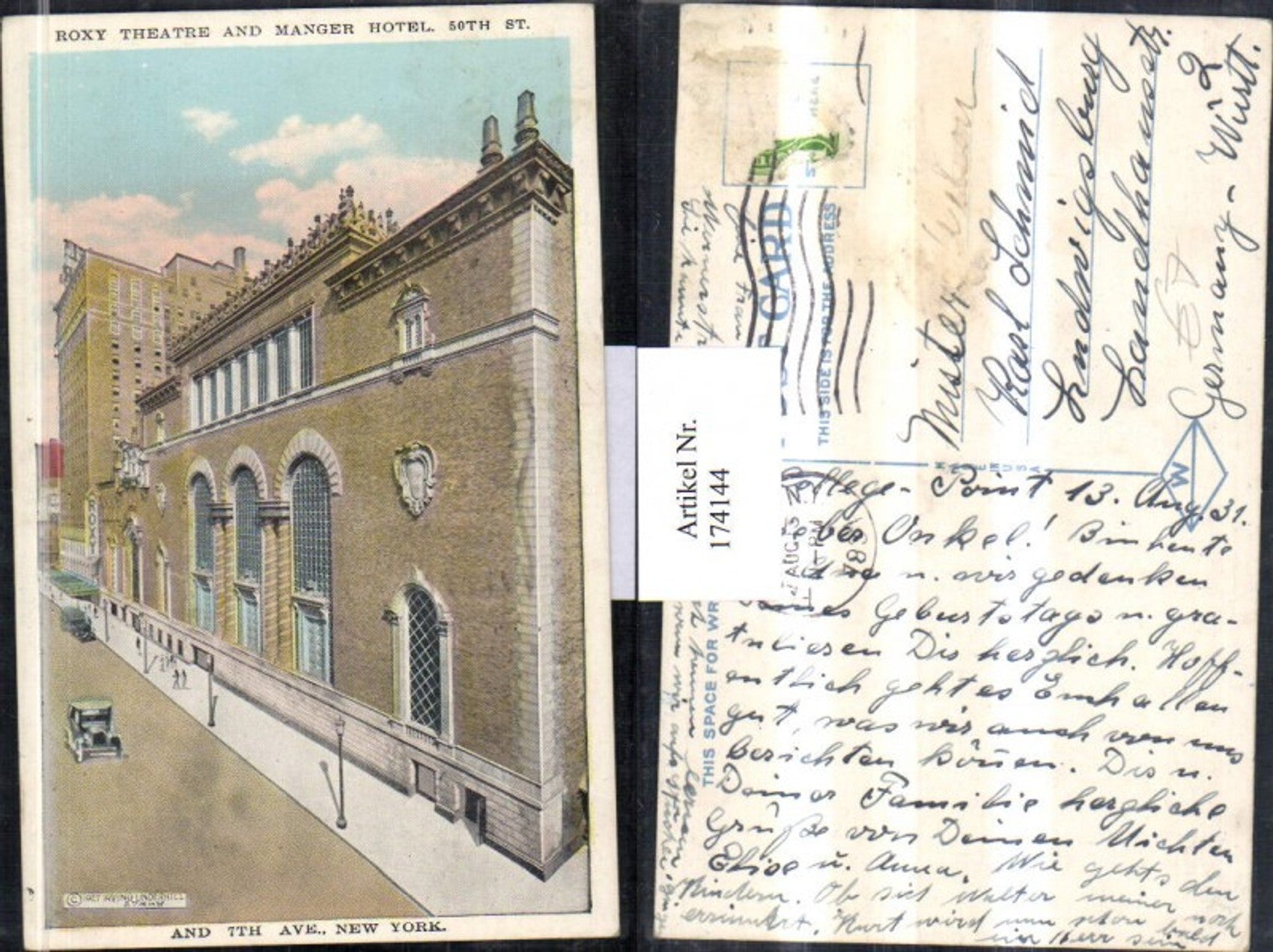 Alte Ansichtskarte – Old Postcard