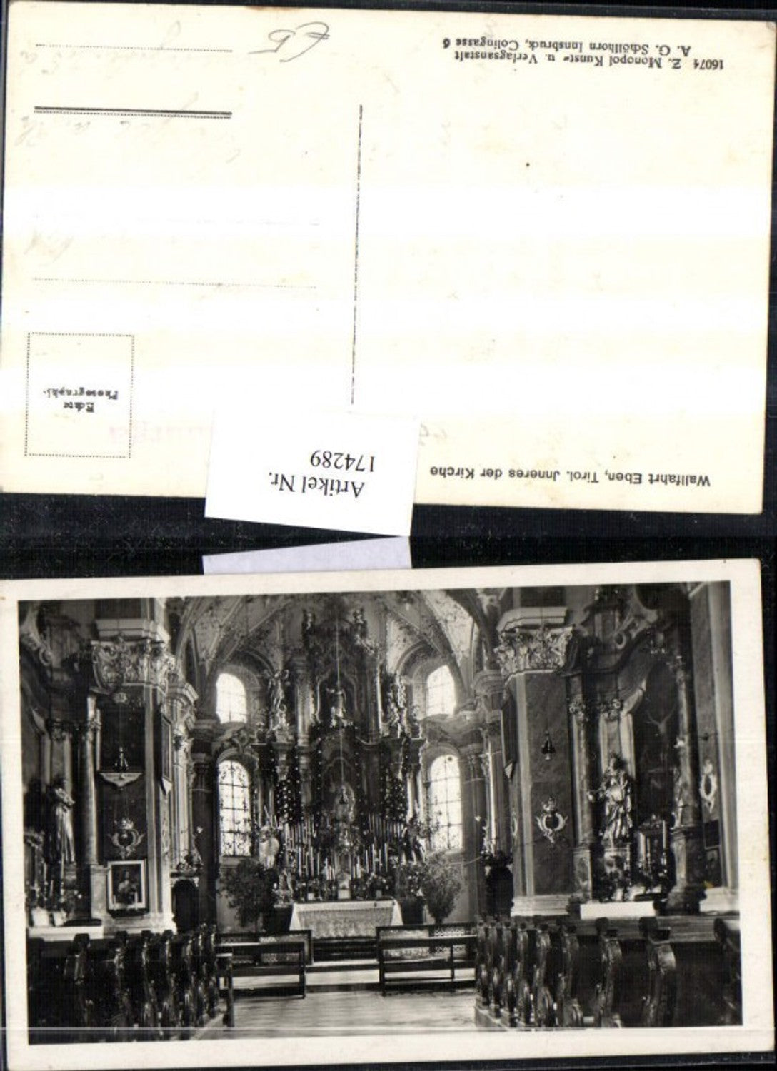 Alte Ansichtskarte – Old Postcard