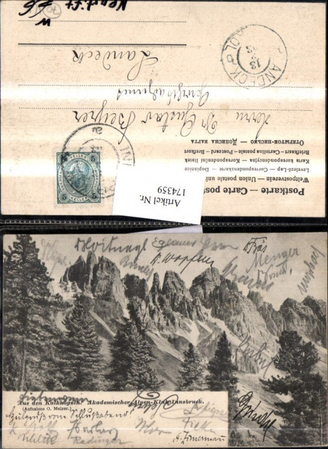 Alte Ansichtskarte – Old Postcard