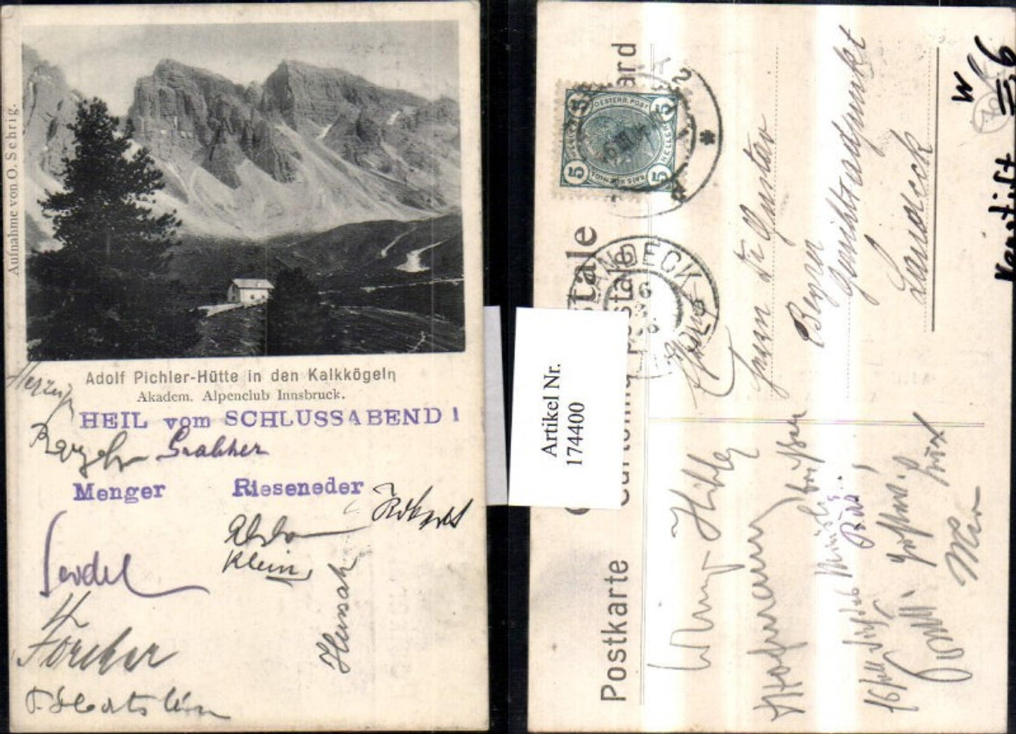 Alte Ansichtskarte – Old Postcard