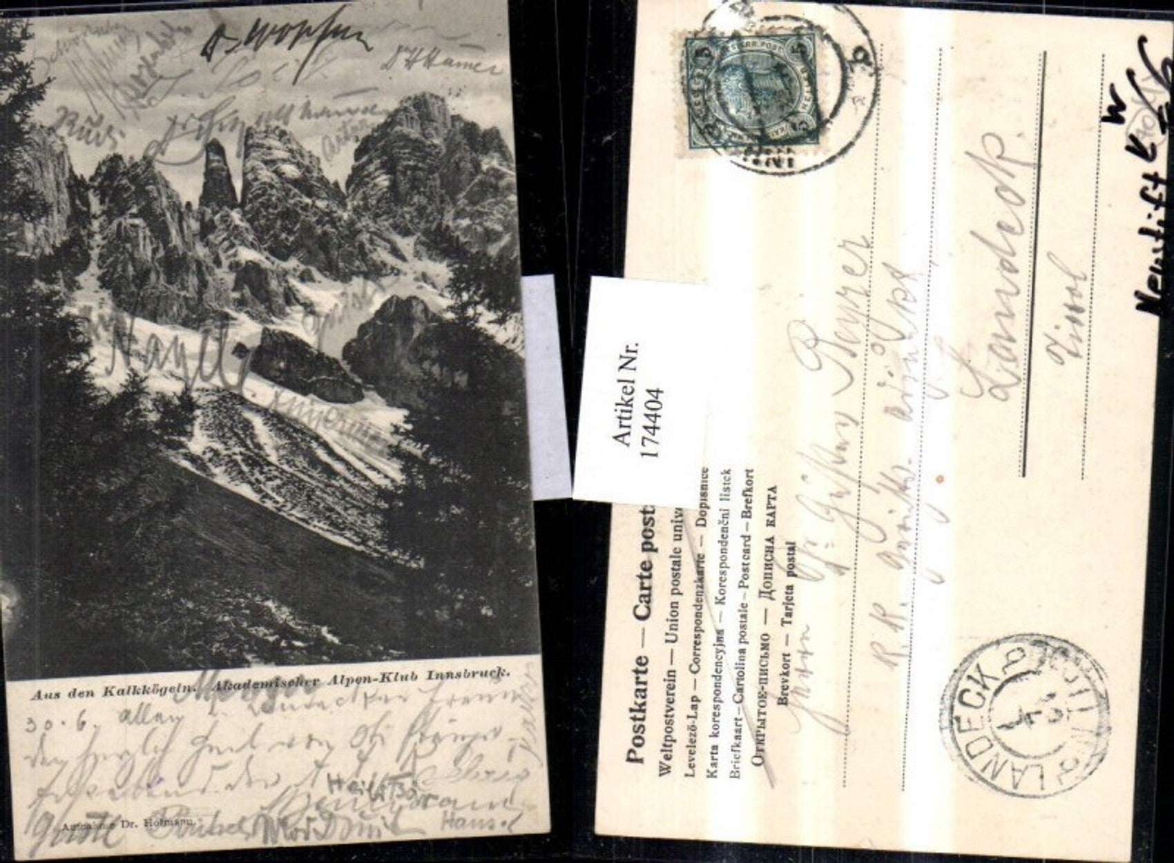 Alte Ansichtskarte – Old Postcard