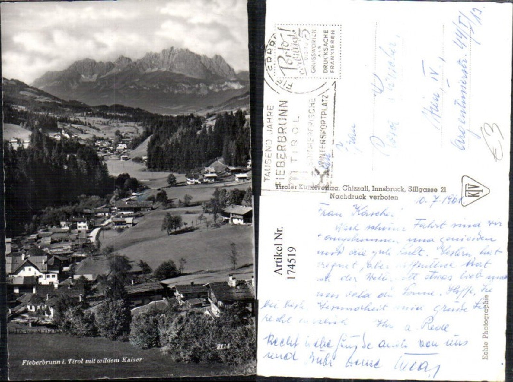 Alte Ansichtskarte – Old Postcard