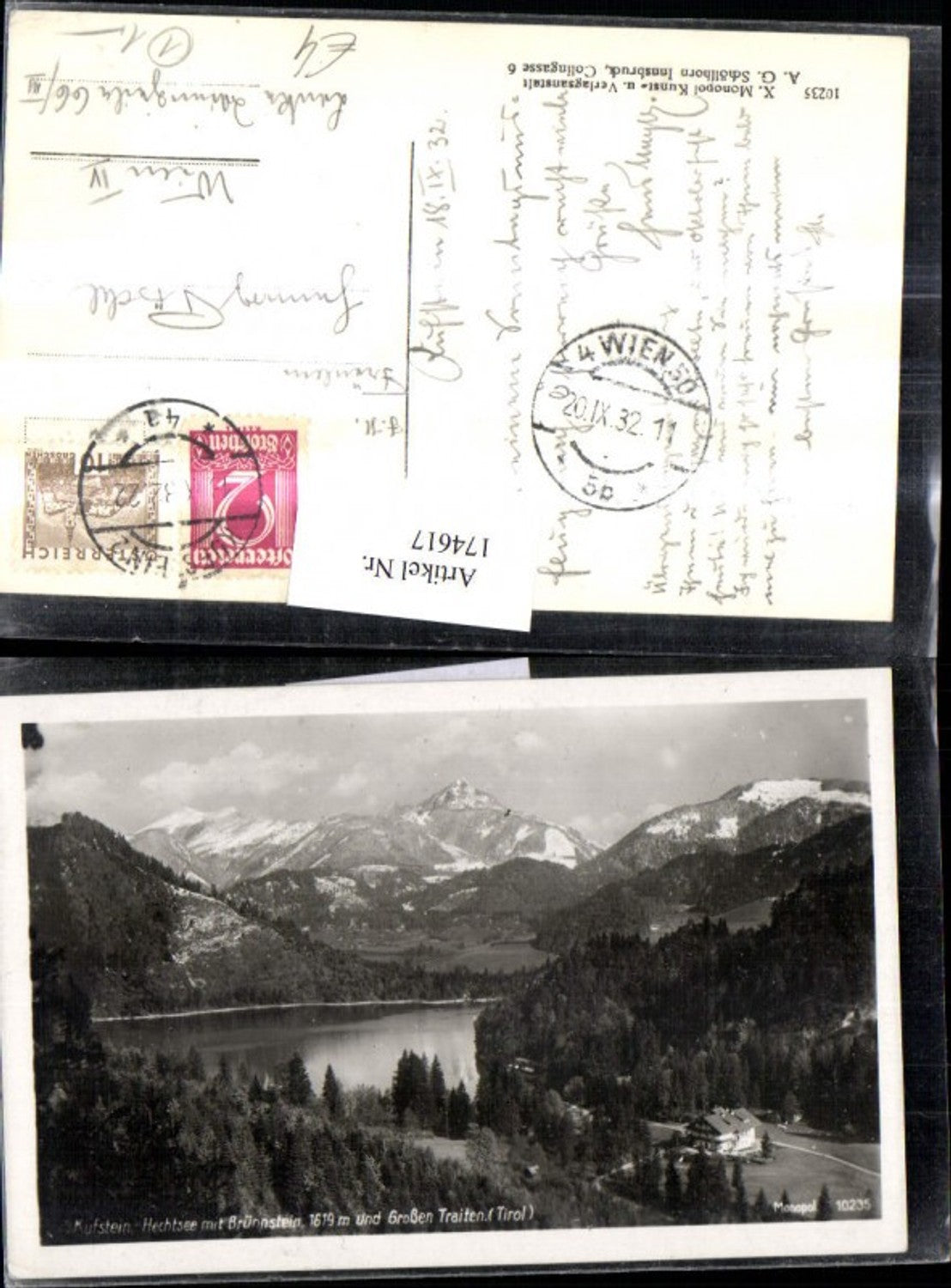 Alte Ansichtskarte – Old Postcard