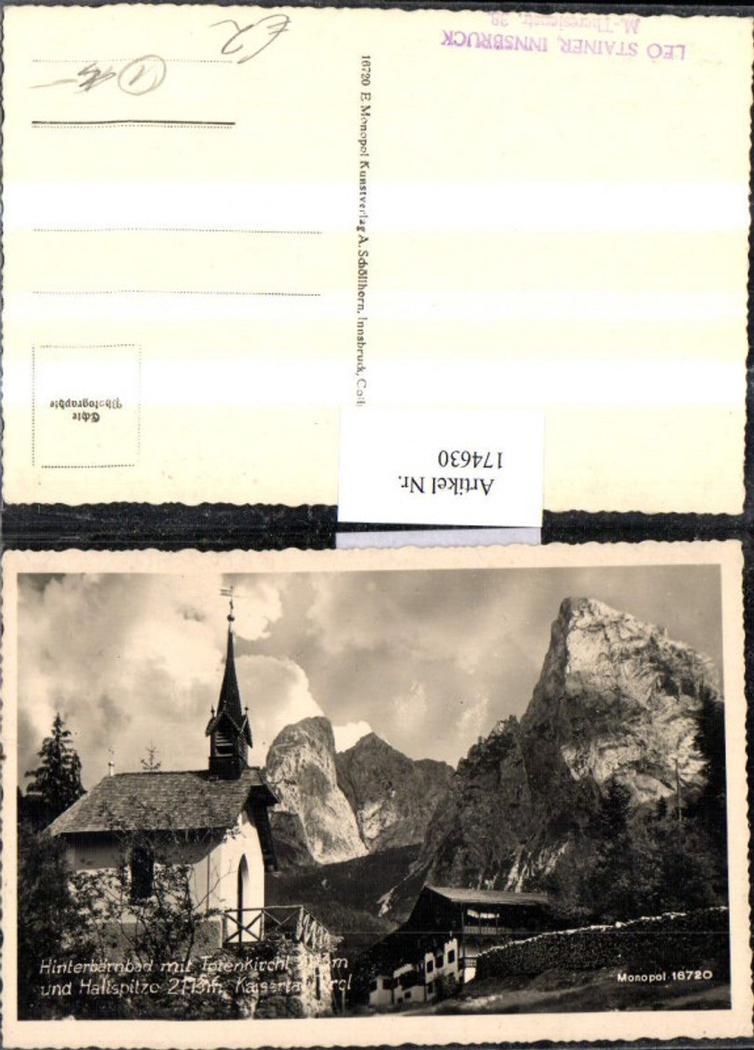 Alte Ansichtskarte – Old Postcard