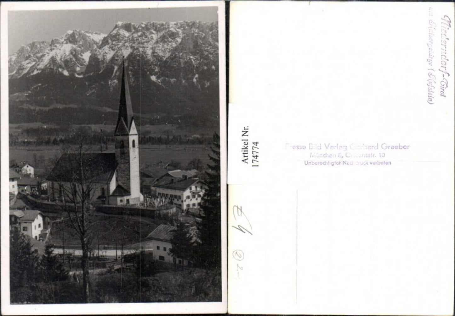 Alte Ansichtskarte – Old Postcard