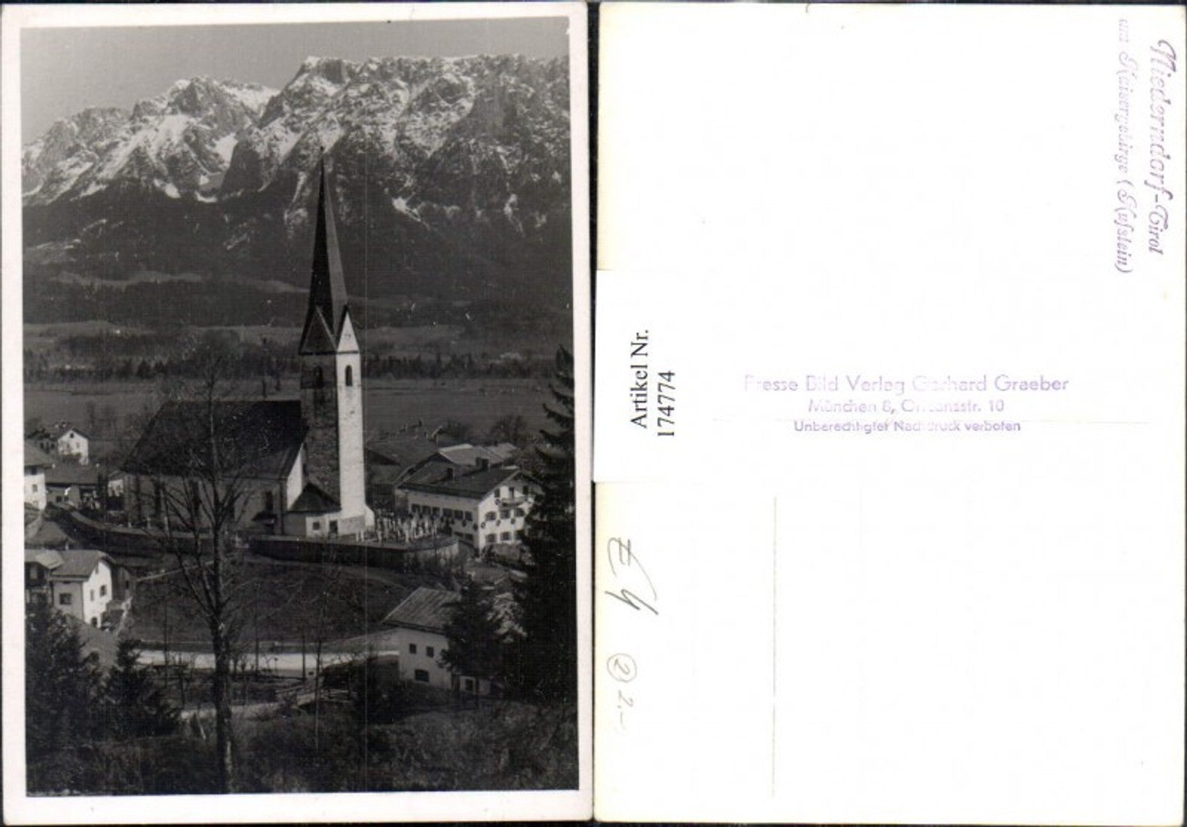 Alte Ansichtskarte – Old Postcard