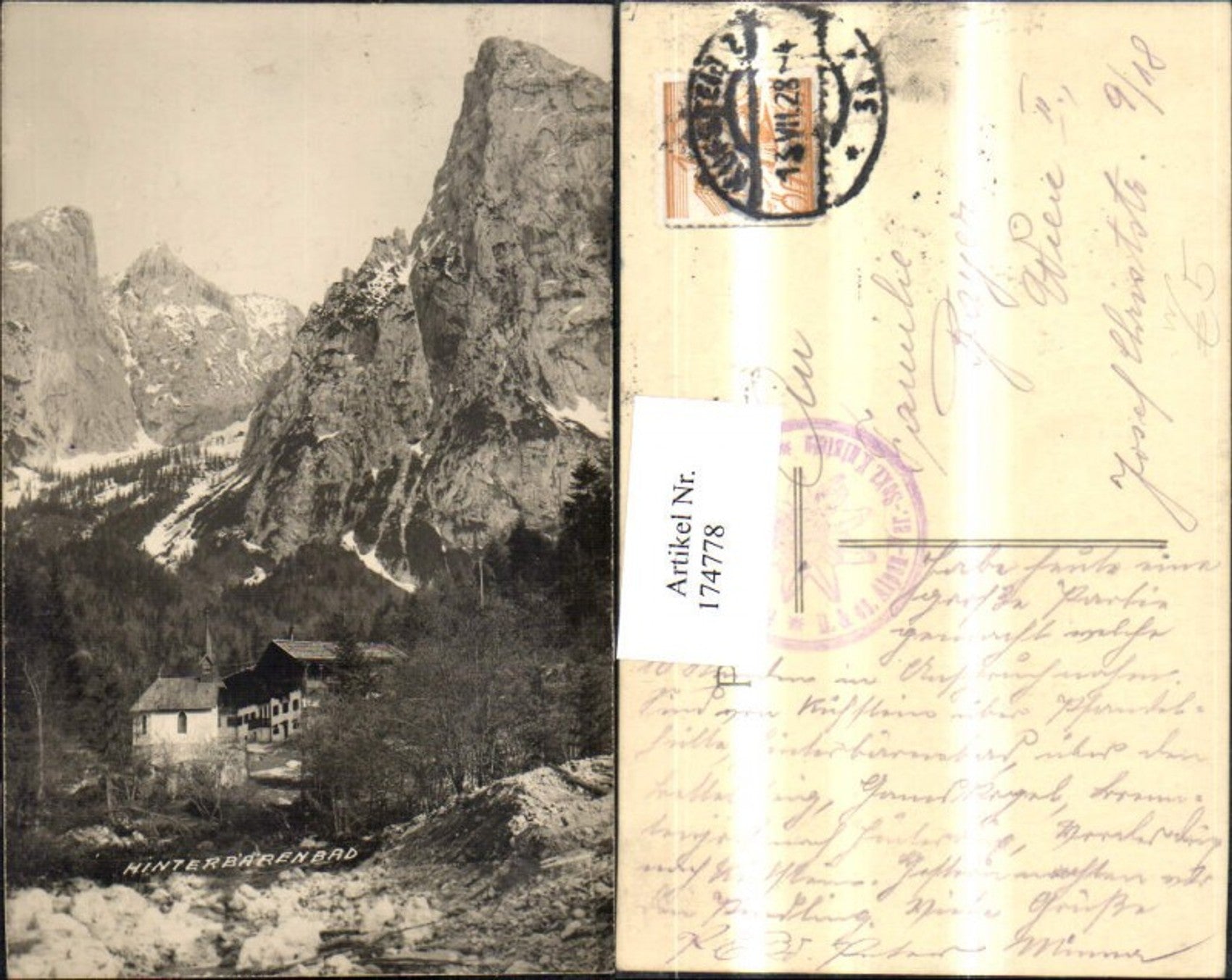 Alte Ansichtskarte – Old Postcard