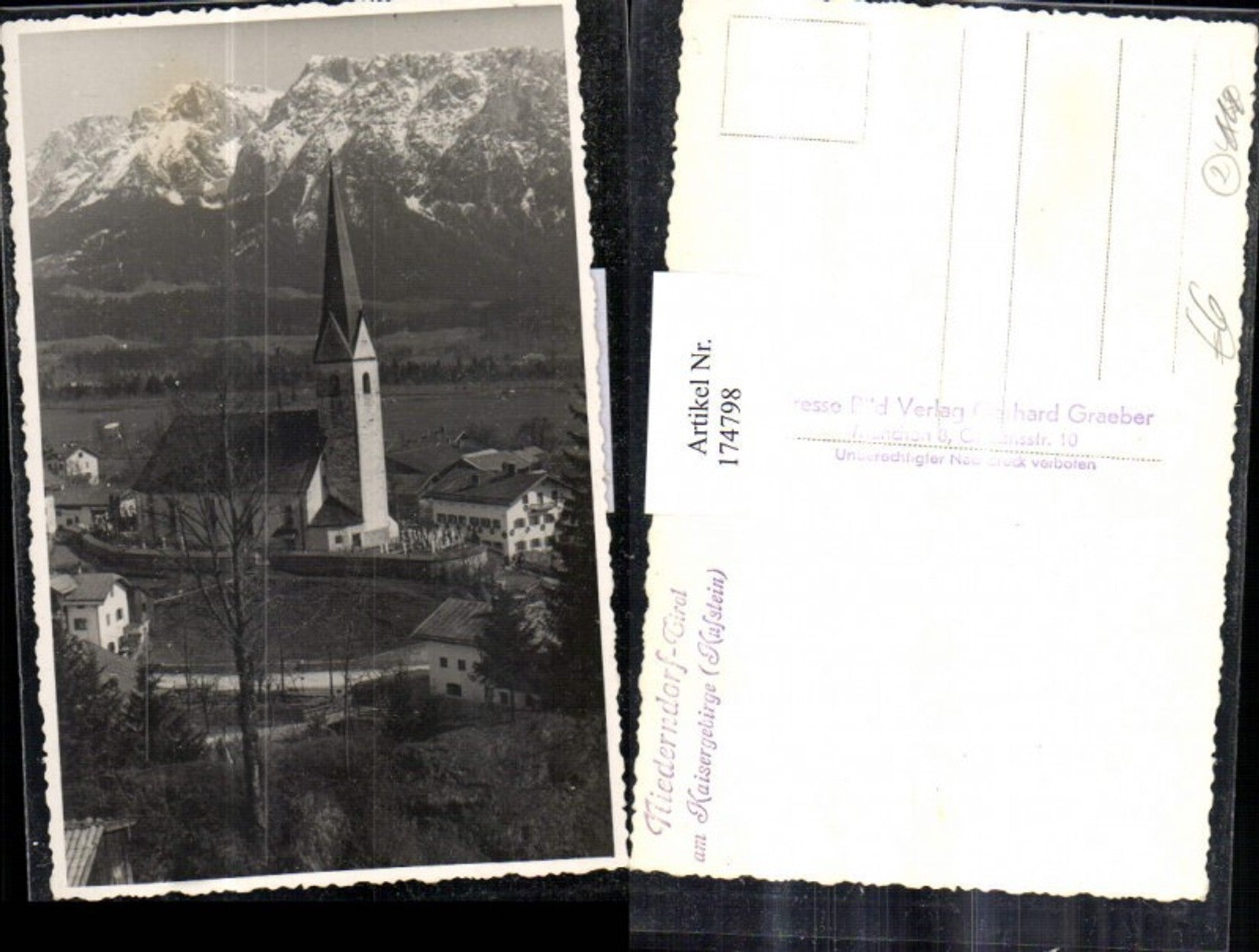 Alte Ansichtskarte – Old Postcard