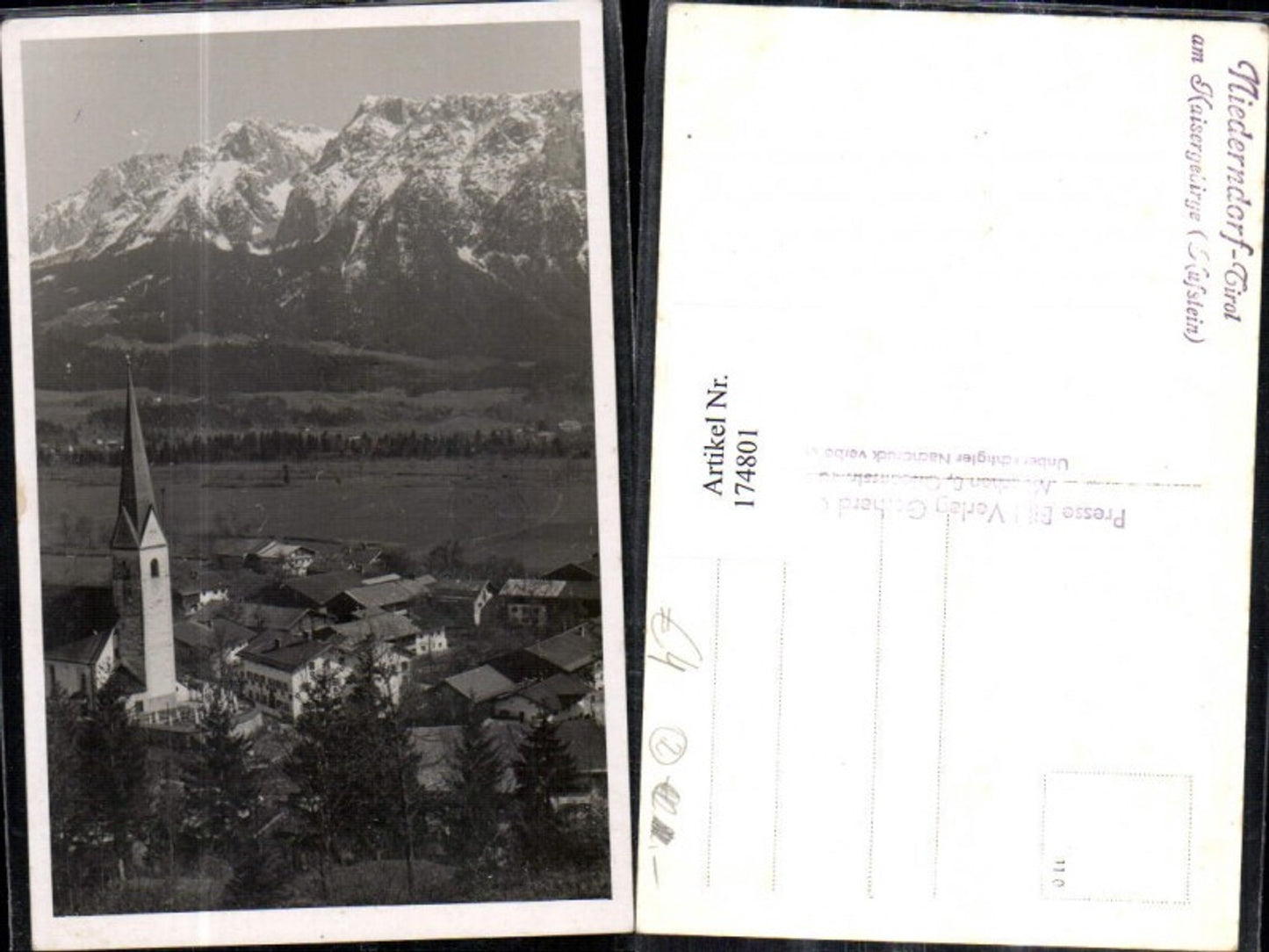 Alte Ansichtskarte – Old Postcard