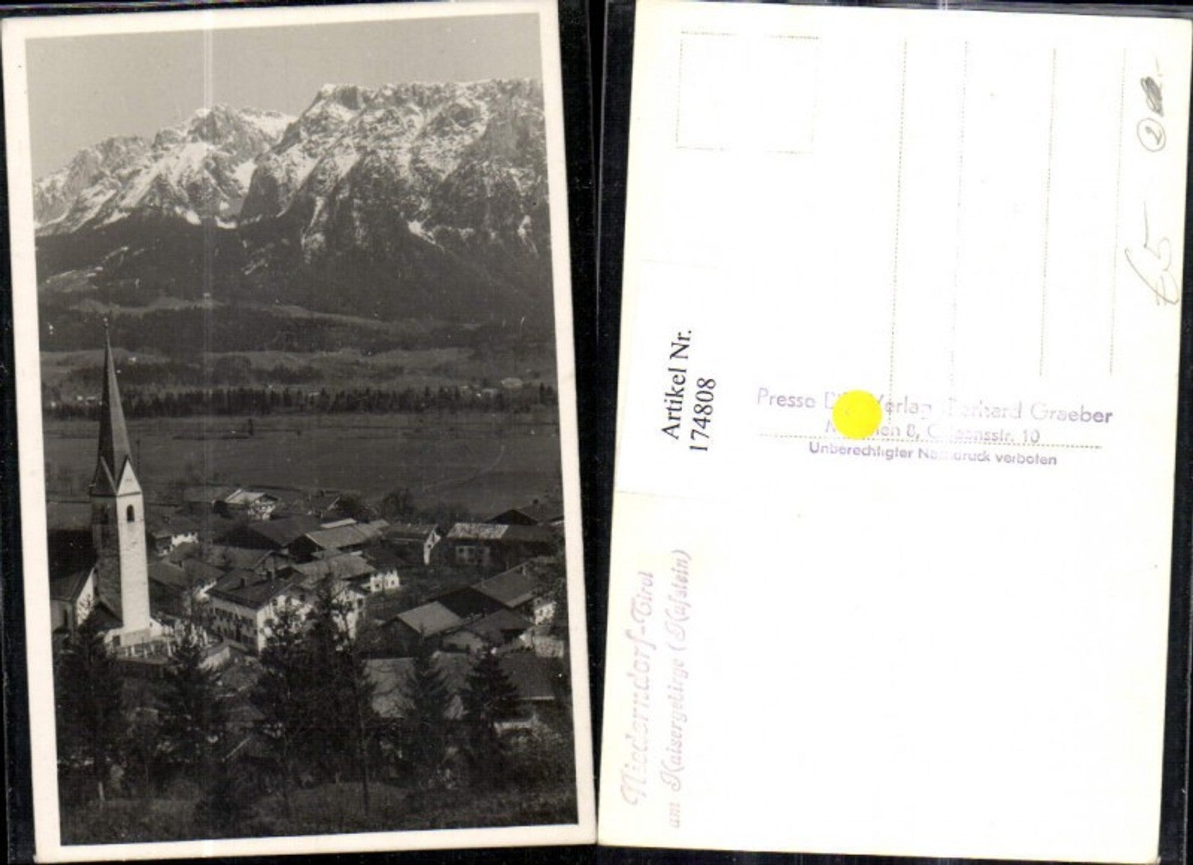 Alte Ansichtskarte – Old Postcard