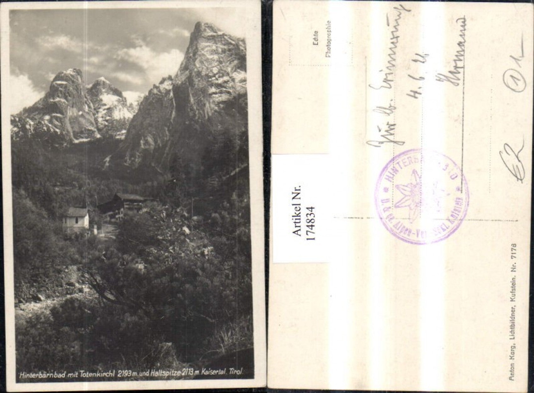 Alte Ansichtskarte – Old Postcard