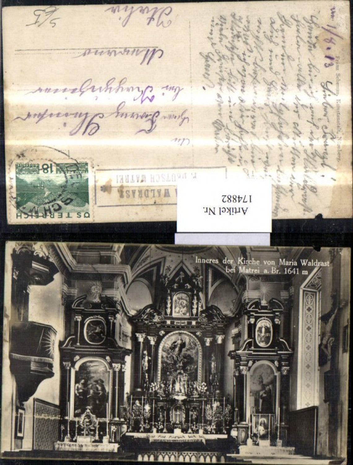 Alte Ansichtskarte – Old Postcard