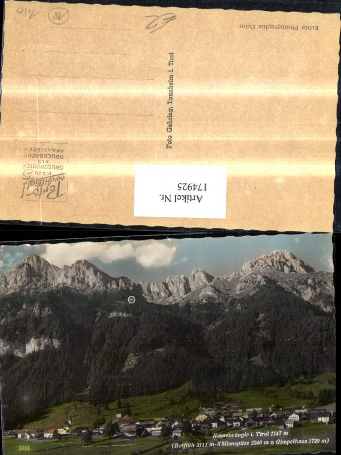 Alte Ansichtskarte – Old Postcard