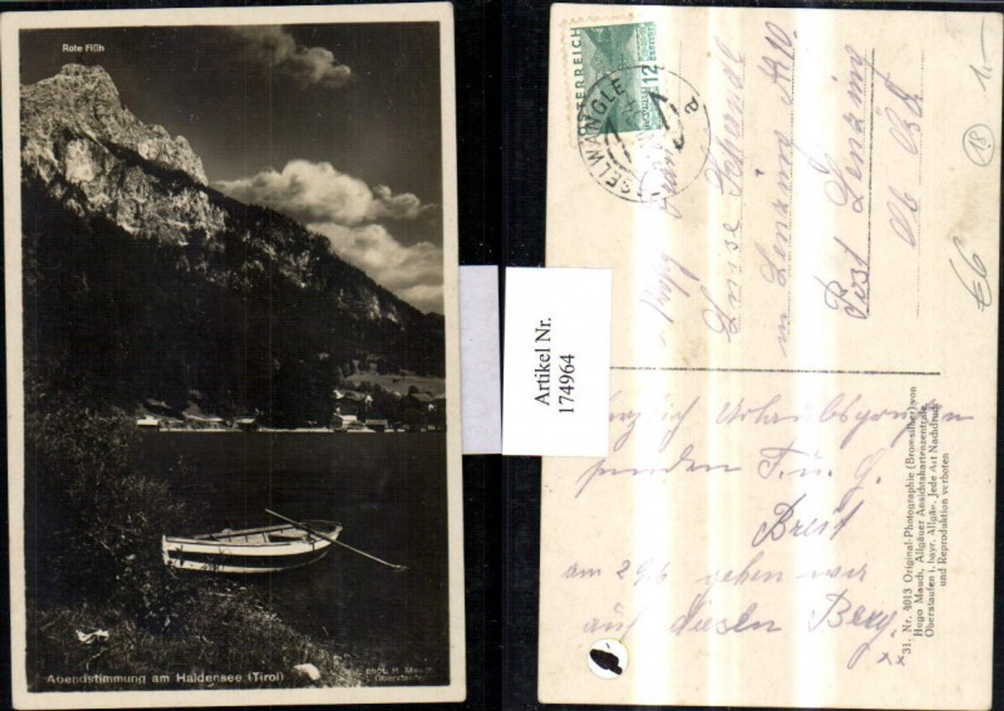 Alte Ansichtskarte – Old Postcard