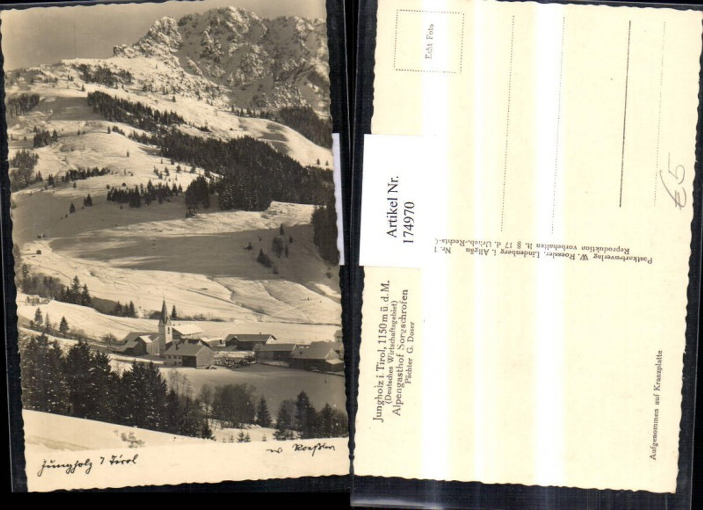 Alte Ansichtskarte – Old Postcard