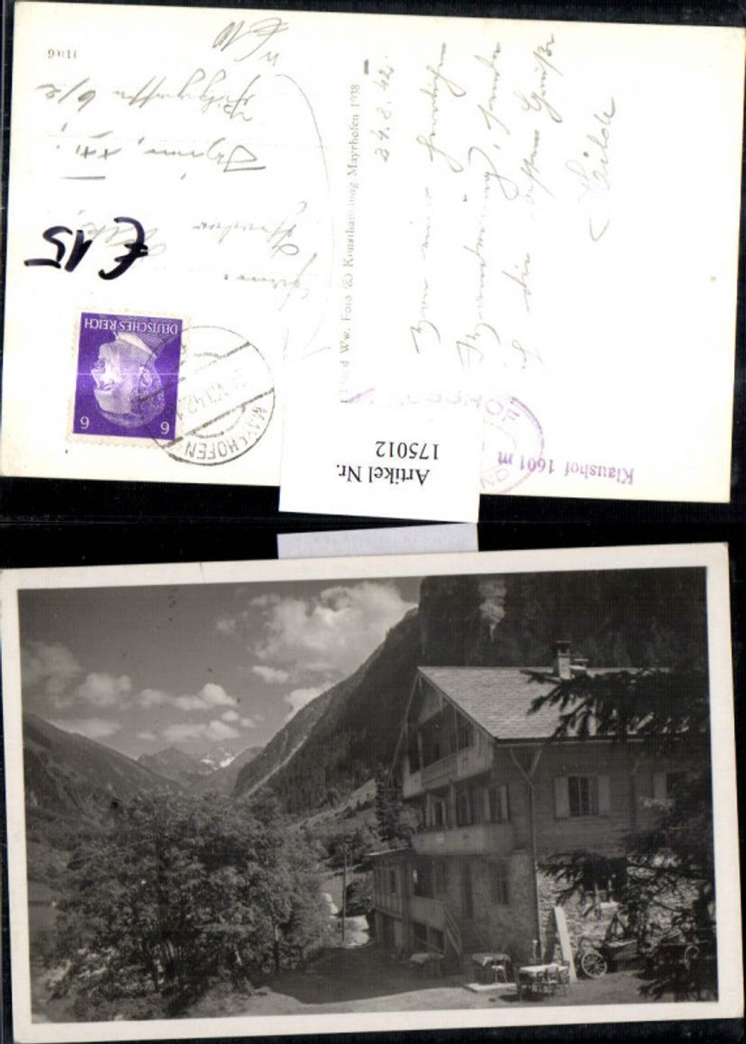 Alte Ansichtskarte – Old Postcard