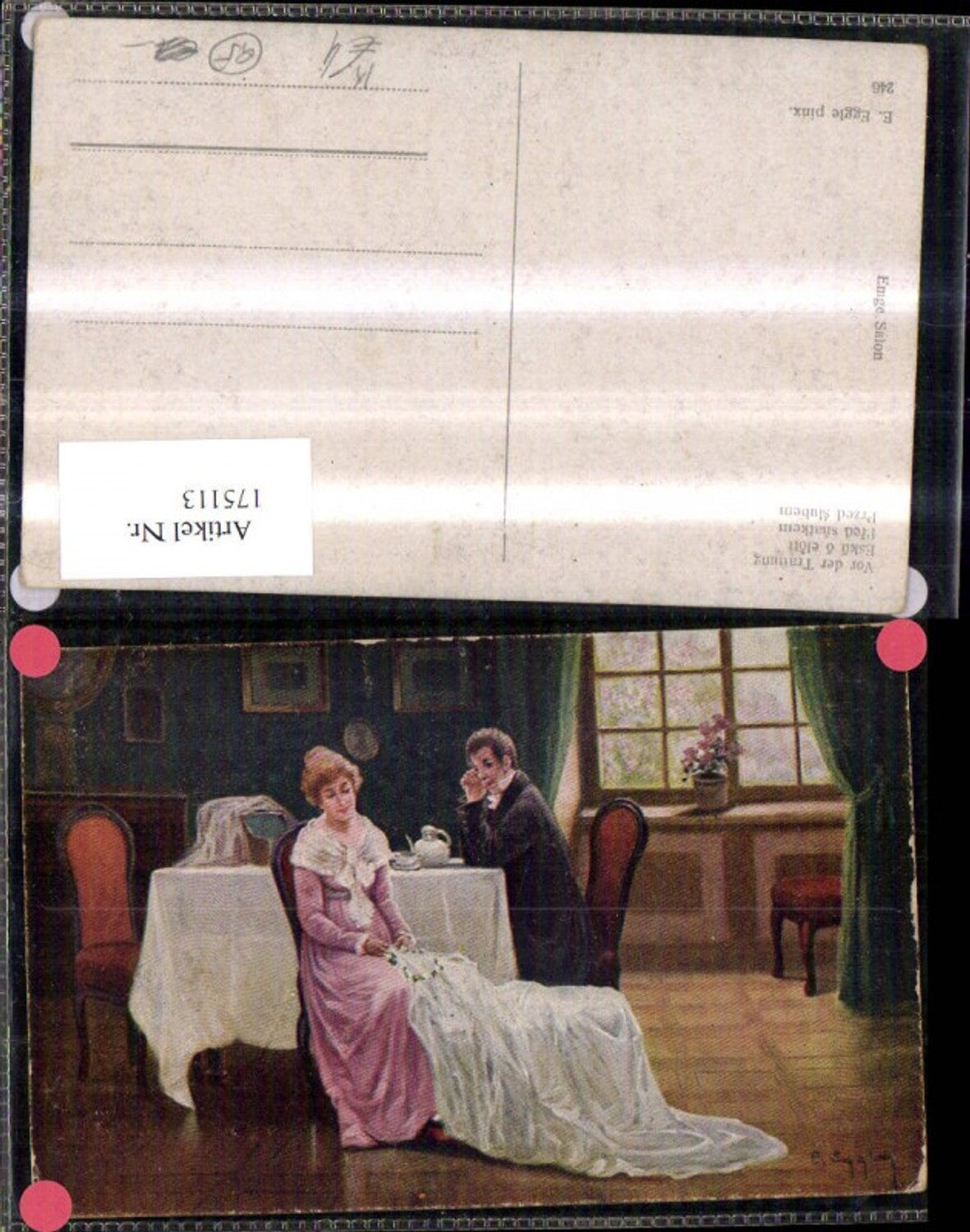 175113, Artist Ak E. Eggle Before the Wedding