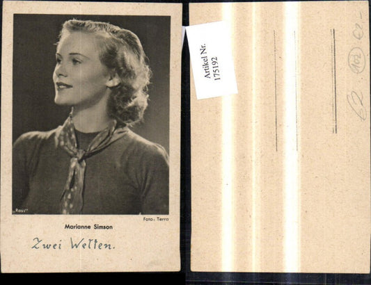 175192,Marianne Simson Zwei Welten pub Ross