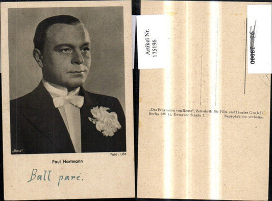 175196,Paul Hartmann Ball pare pub Ross