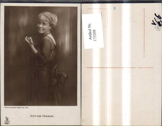175208,Käthe Haack pub Filmsterne 198/1