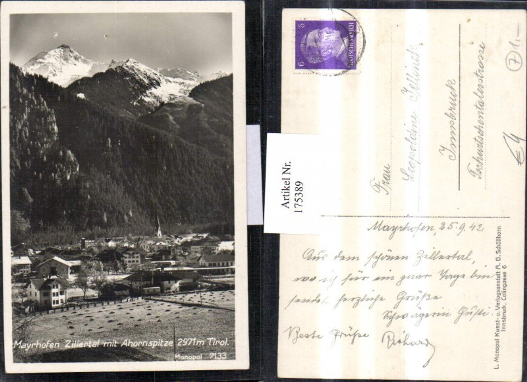 Alte Ansichtskarte – Old Postcard