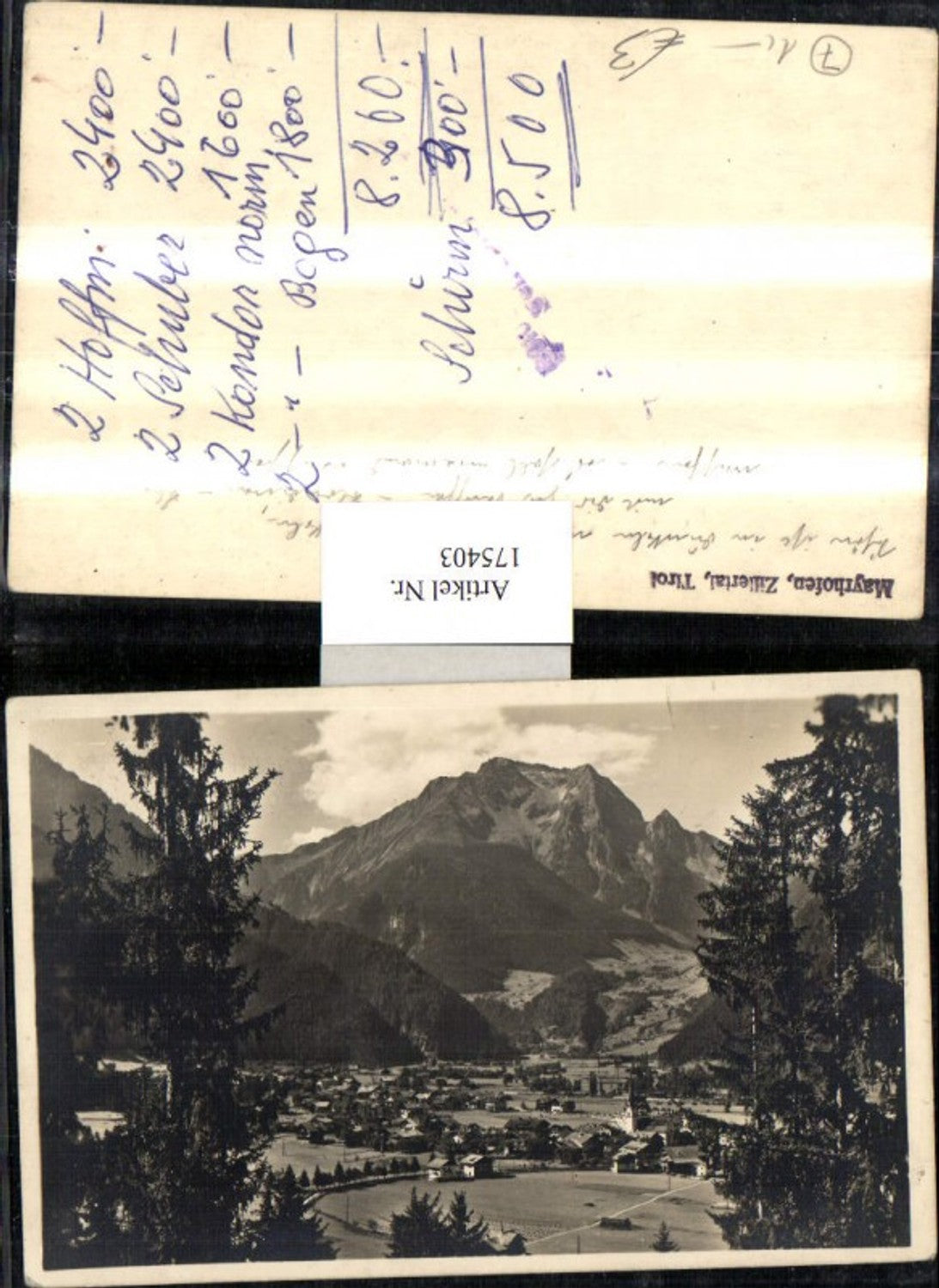 Alte Ansichtskarte – Old Postcard