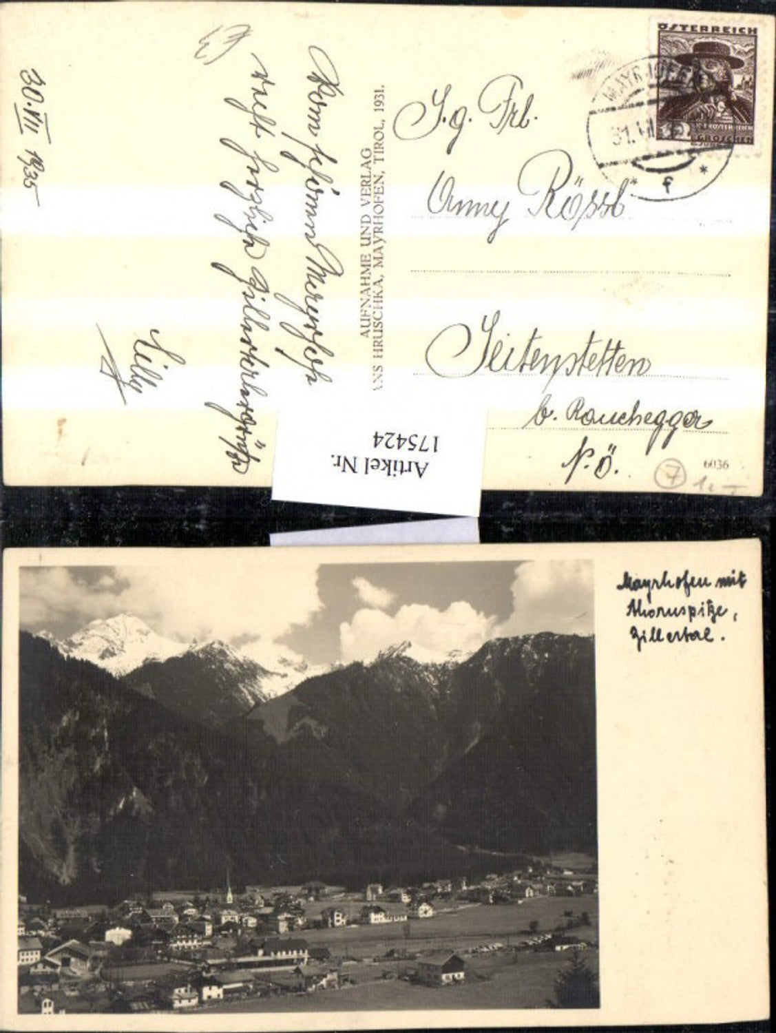 Alte Ansichtskarte – Old Postcard