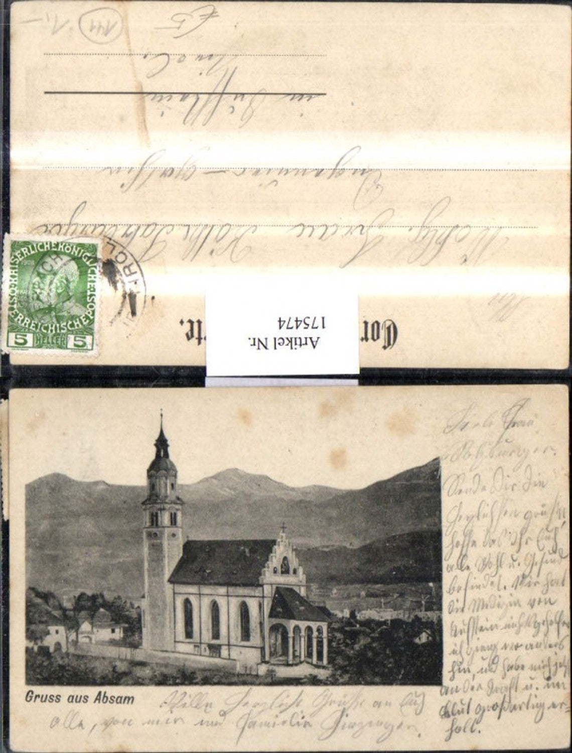 Alte Ansichtskarte – Old Postcard