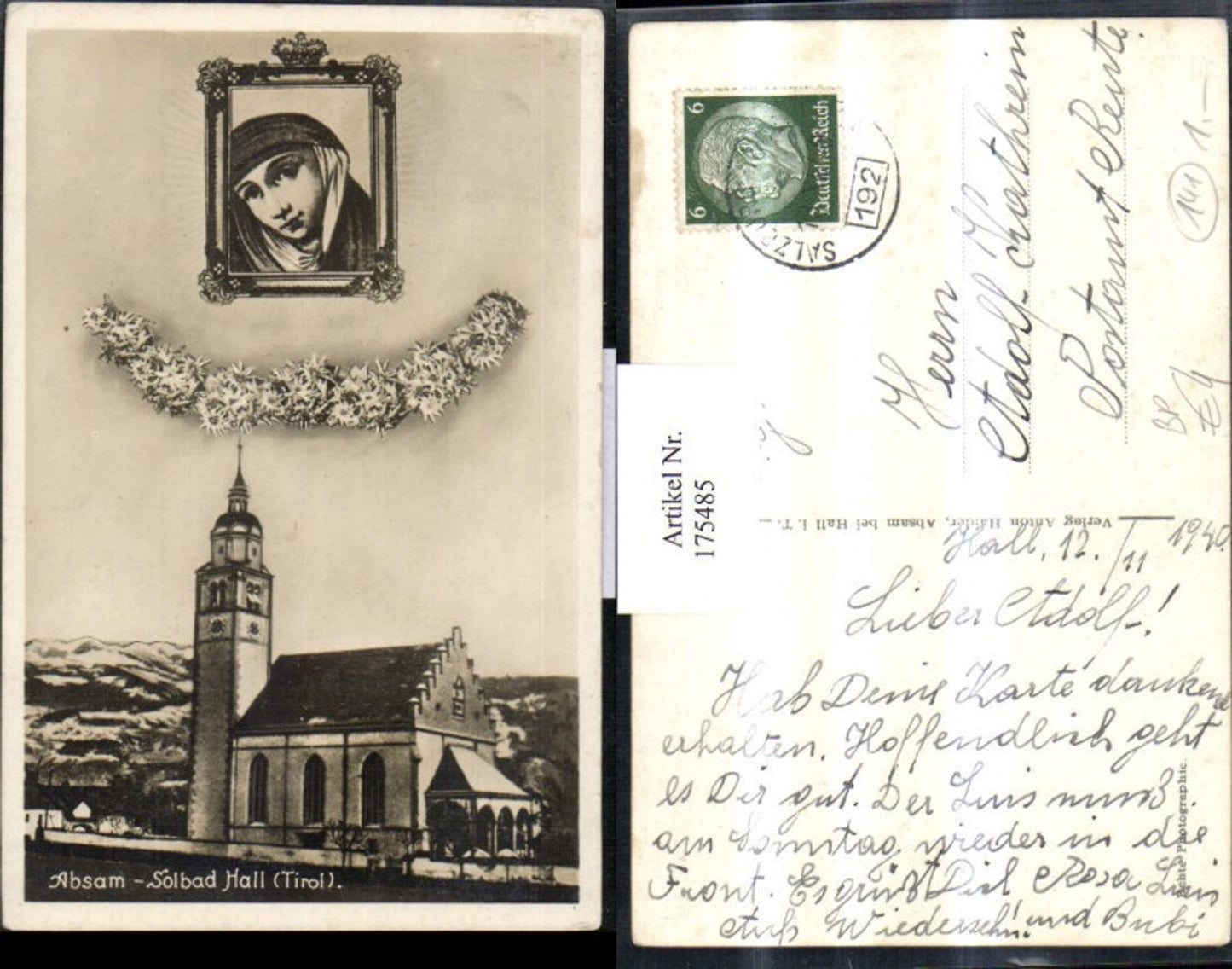 Alte Ansichtskarte – Old Postcard