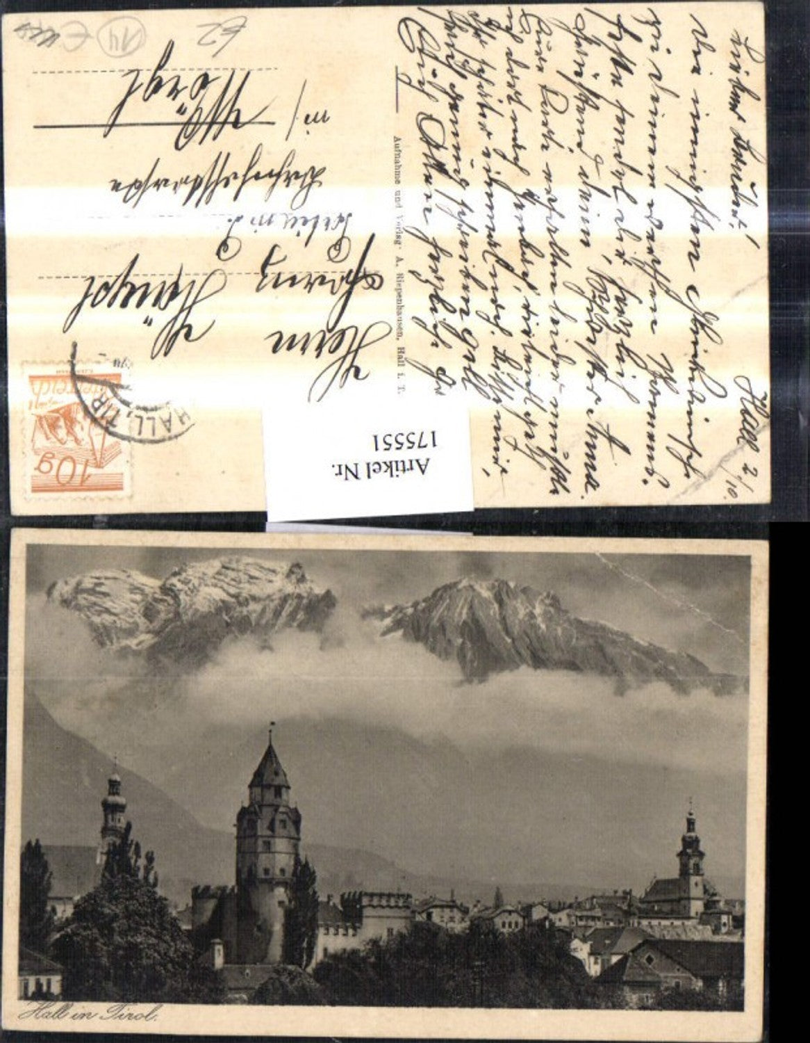Alte Ansichtskarte – Old Postcard