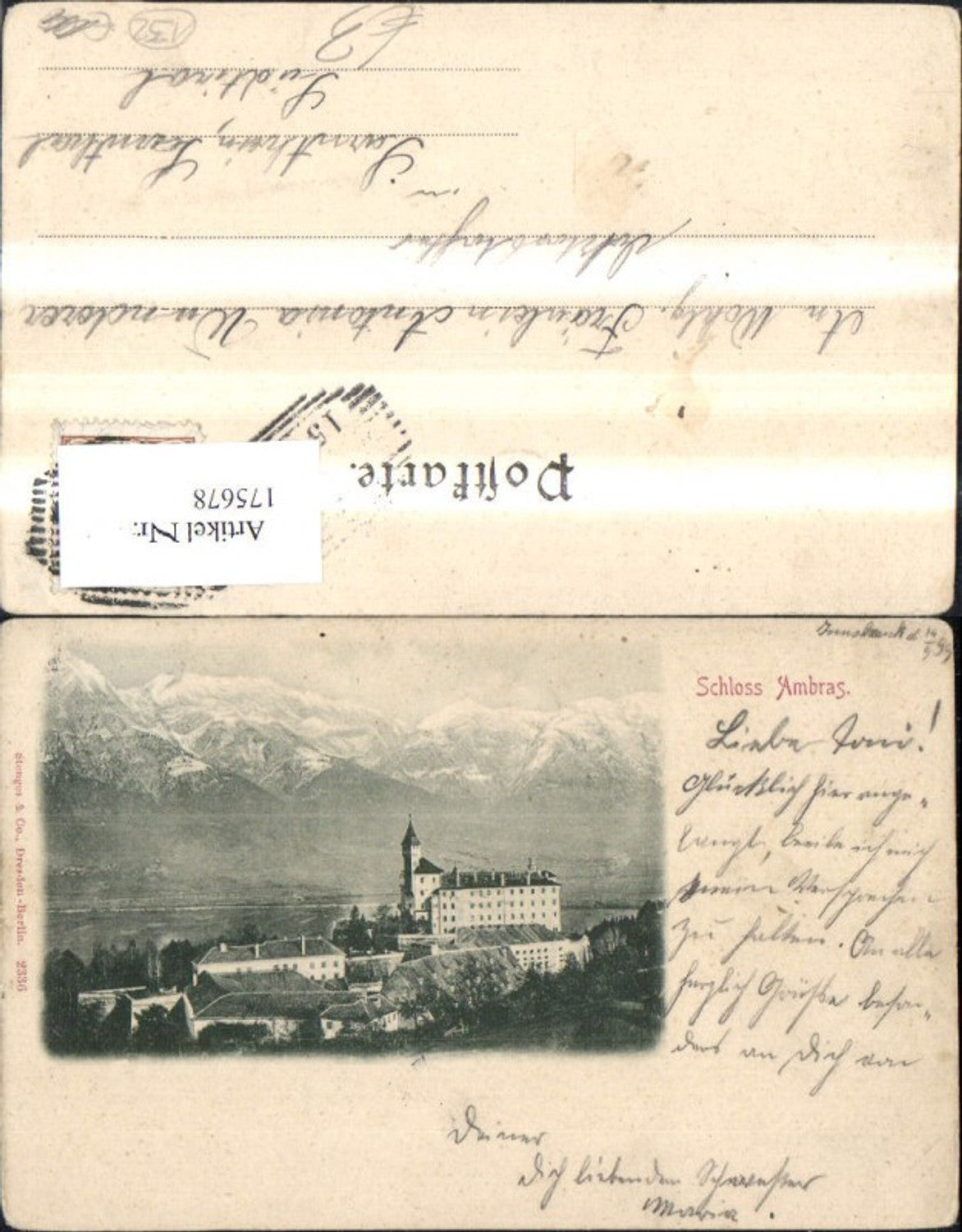 Alte Ansichtskarte – Old Postcard