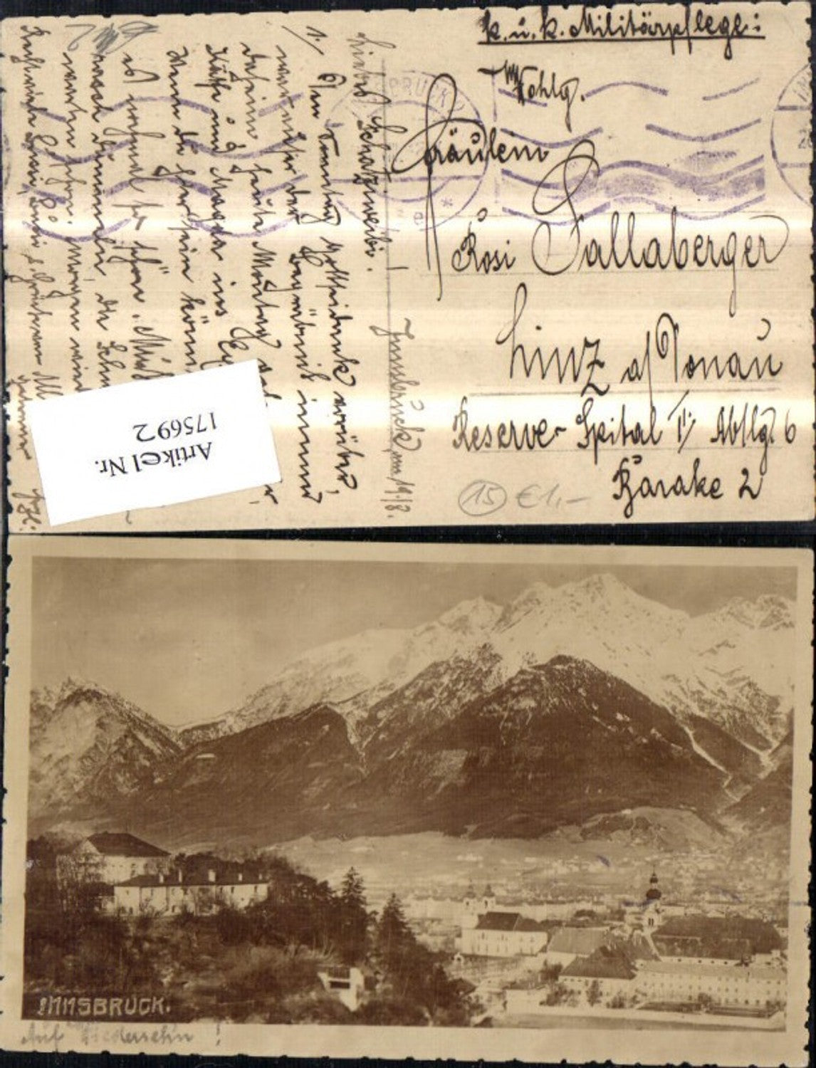 Alte Ansichtskarte – Old Postcard