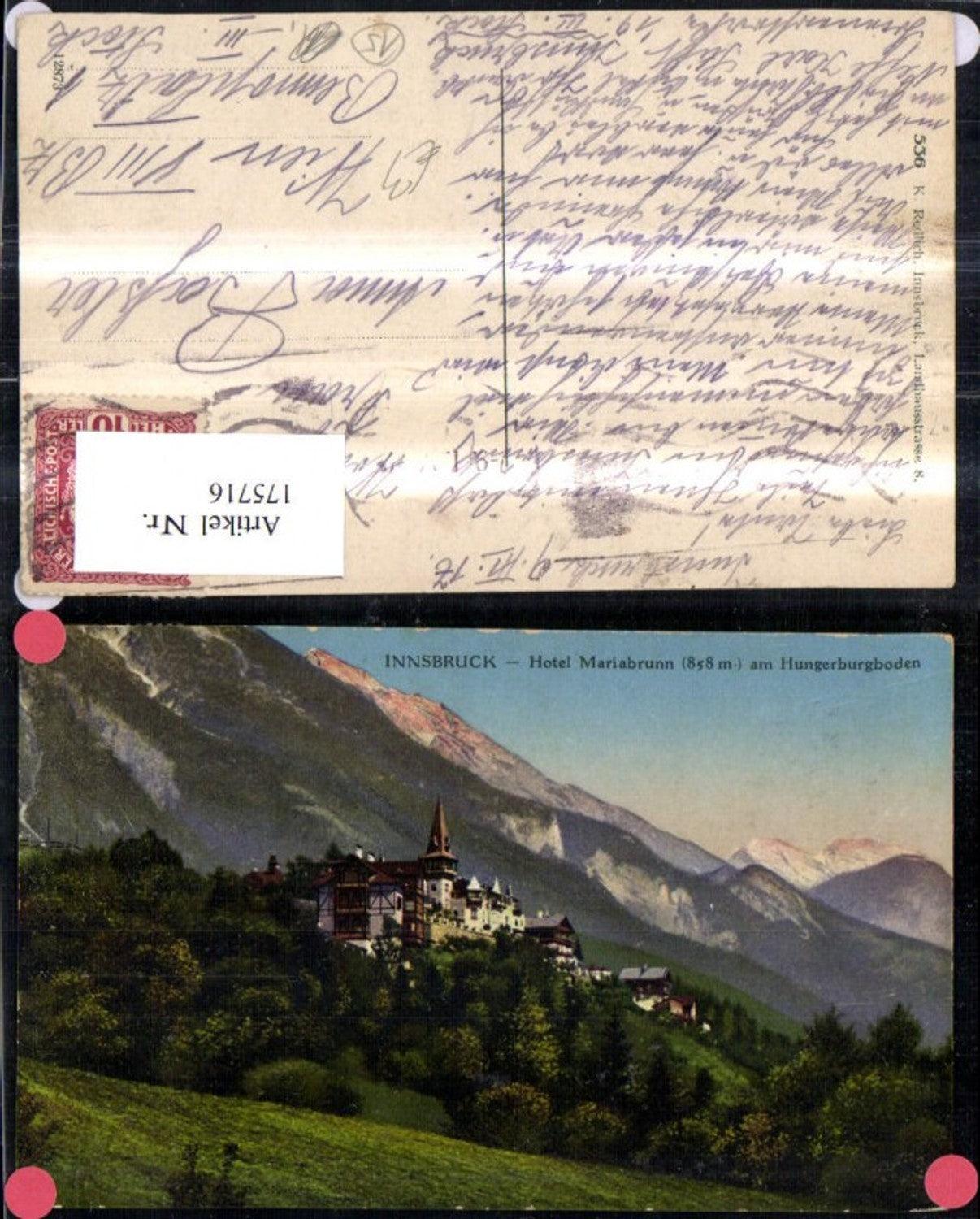 Alte Ansichtskarte – Old Postcard