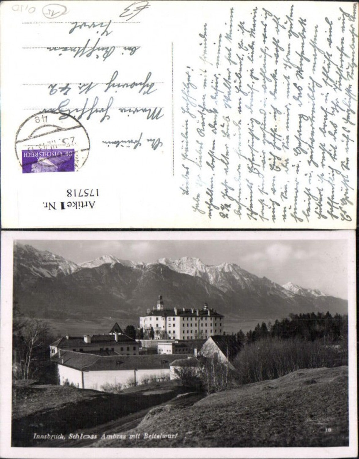 Alte Ansichtskarte – Old Postcard