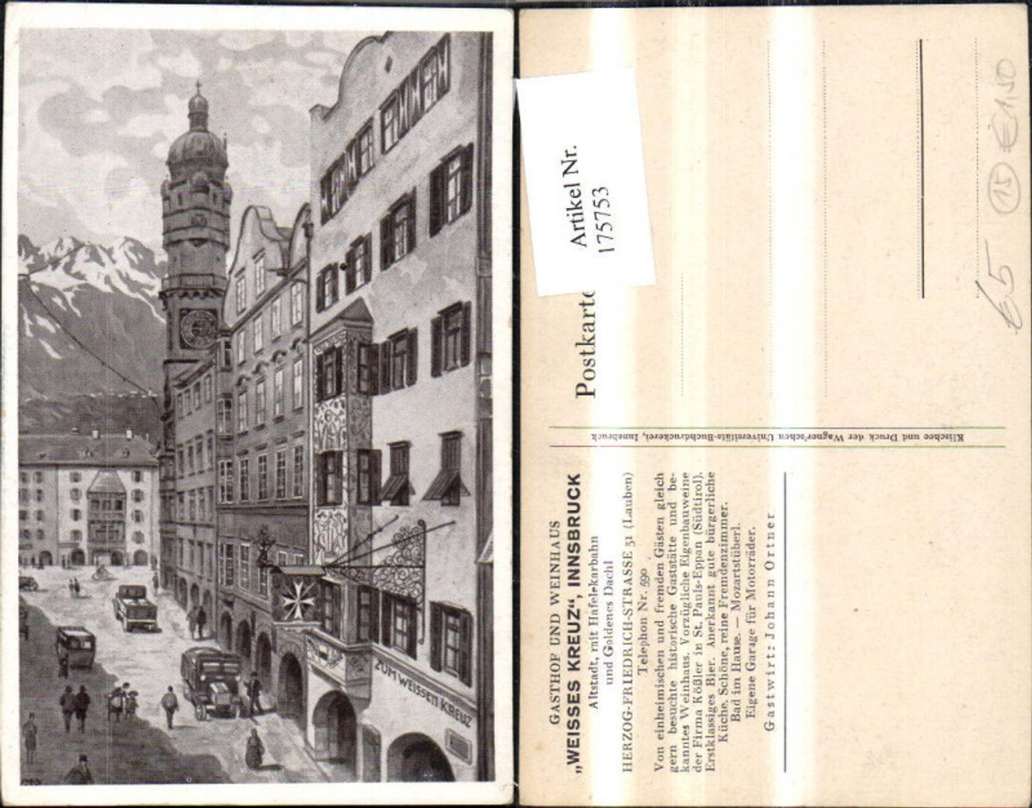 Alte Ansichtskarte – Old Postcard