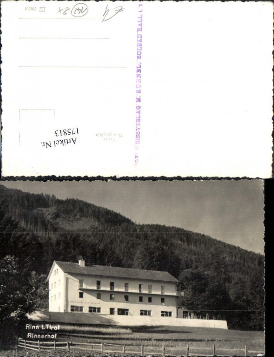 Alte Ansichtskarte – Old Postcard