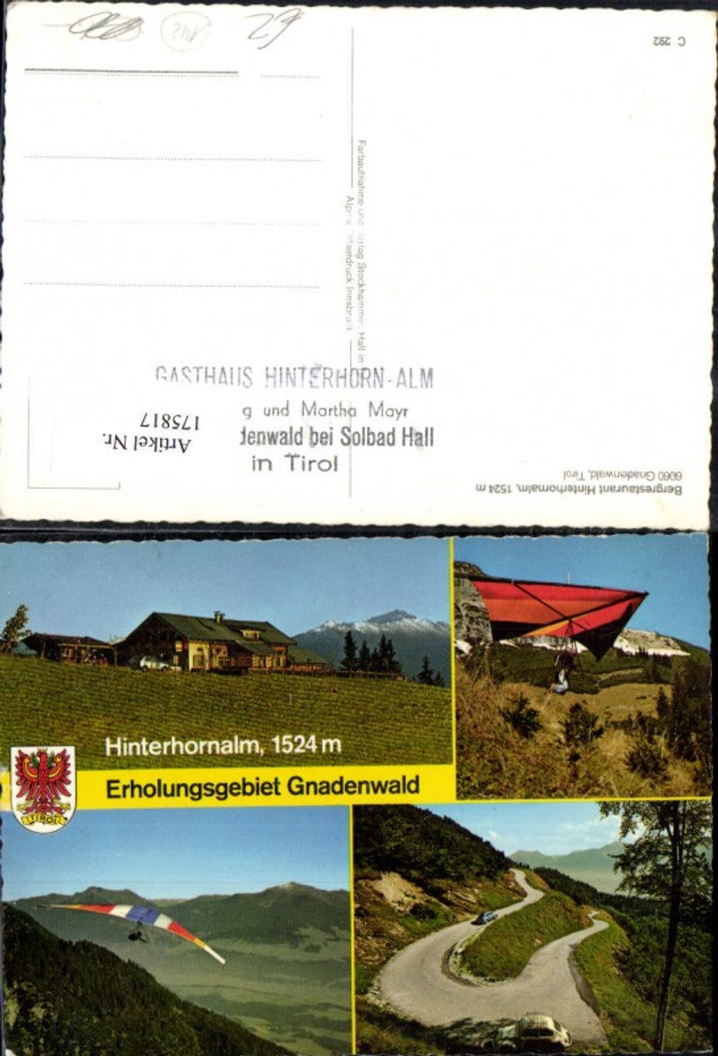 Alte Ansichtskarte – Old Postcard