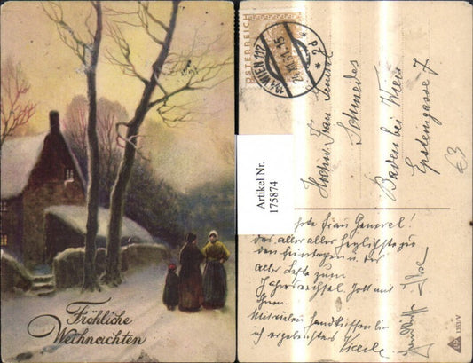 175874, Christmas Winter House People