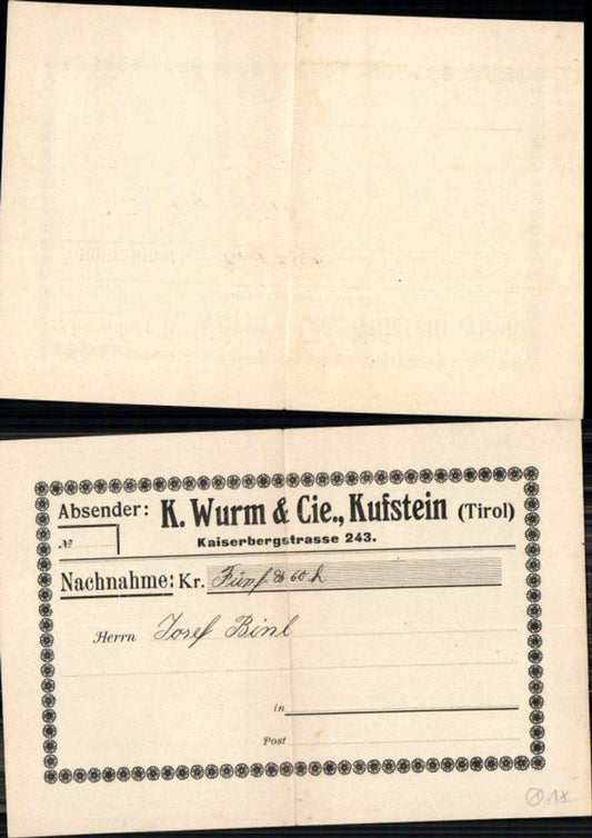 Alte Ansichtskarte – Old Postcard