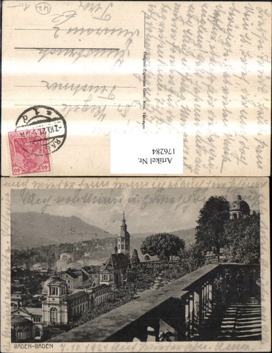 176284, Baden-Baden partial view