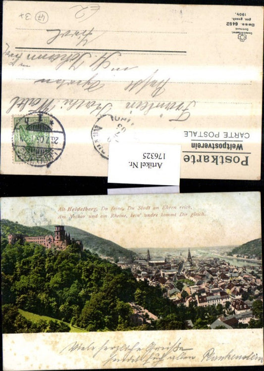 176325,Alt-Heidelberg Partial view of the castle
