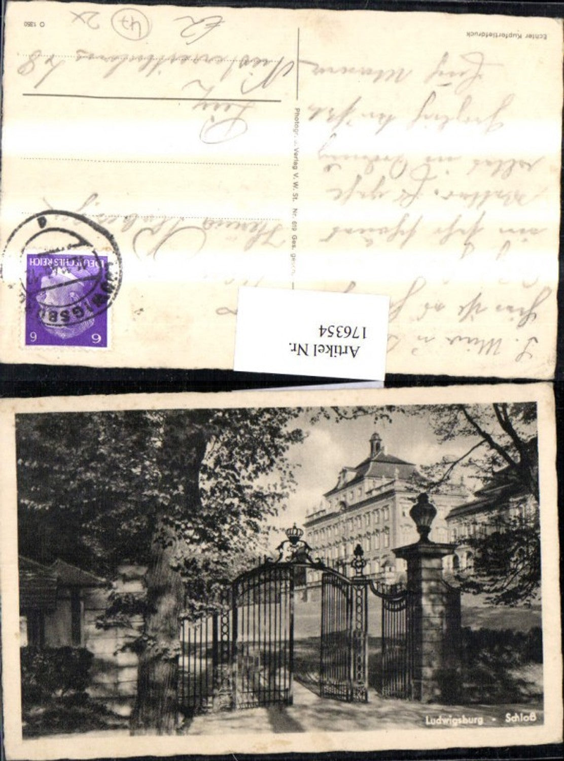 176354,Ludwigsburg Schloss Tor