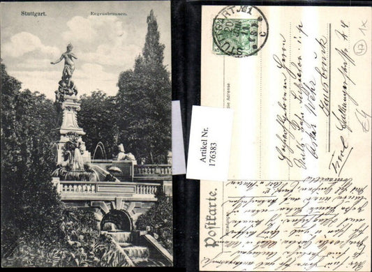 176383, Stuttgart Eugensbrunnen fountain