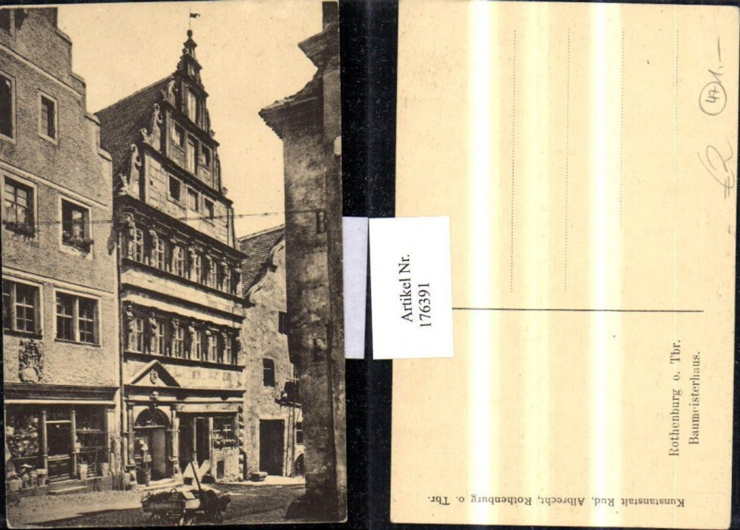 176391,Rothenburg o. Tbr. Baumeisterhaus