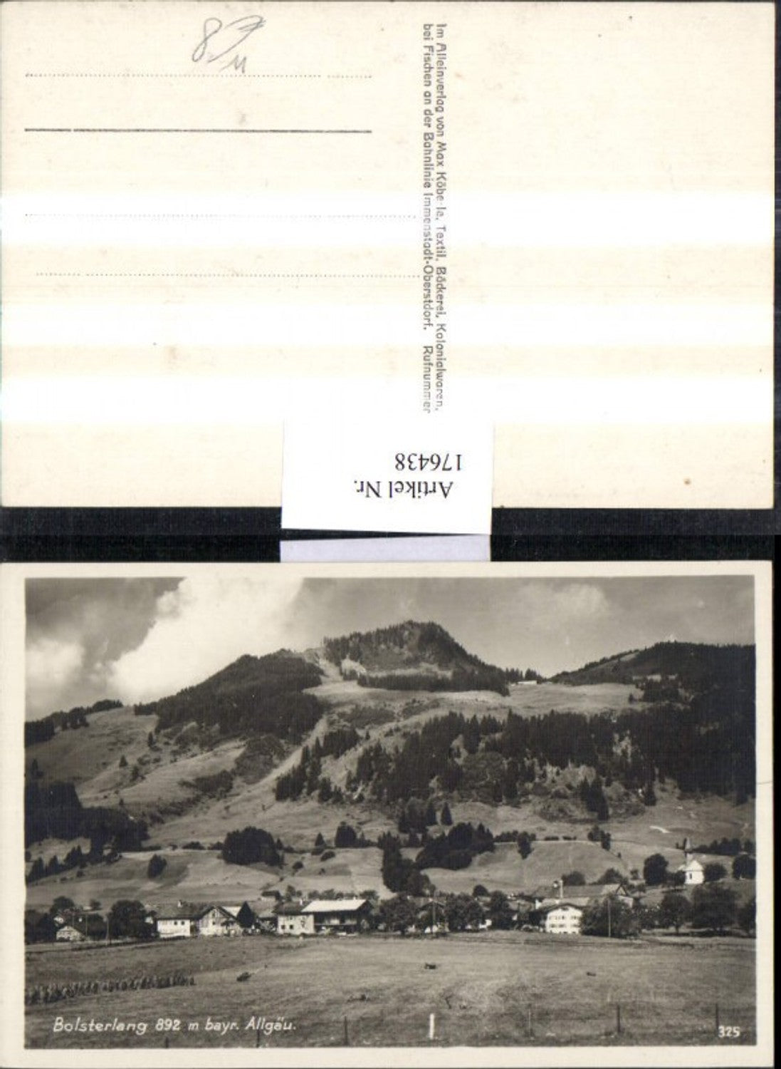 176438,Bolsterlang Oberallgäu m. Bayr. Allgäu Teilansicht
