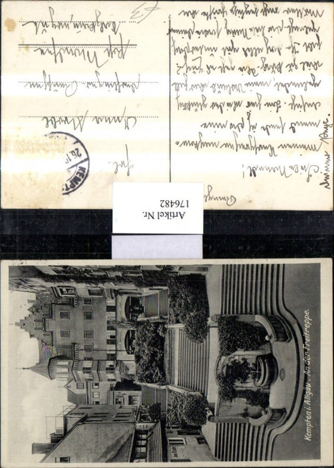 176482,Kempten i. Allgäu An d. Freitreppe Ortsansicht