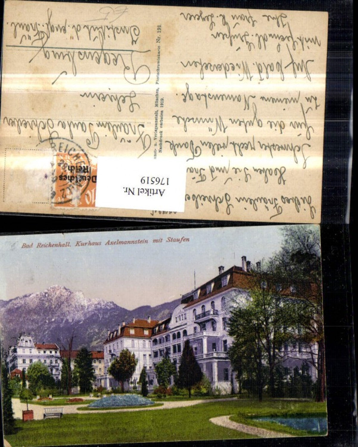 176519,Bad Reichenhall Kurhaus Axelmannstein m. Staufen